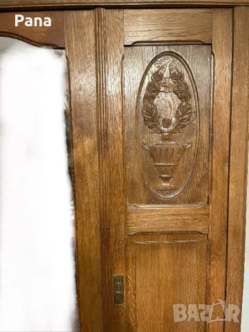 Старинен дъбов гардероб , снимка 5 - Гардероби - 48275794