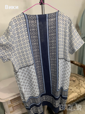 Туника/рокля в размер 16, подходяща за L-XL, снимка 13 - Рокли - 44653971