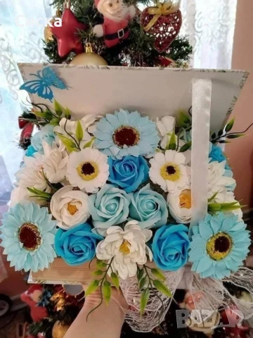 Кутия книга със сапунени цветя страхотен подарък за всеки специален павод, снимка 10 - Подаръци за жени - 40950715