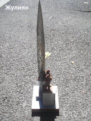 МЕТАЛЕНА СТАТУЕТКА СССР КАЛУГА ЦИОЛКОВСКИЙ, снимка 5 - Антикварни и старинни предмети - 42134104