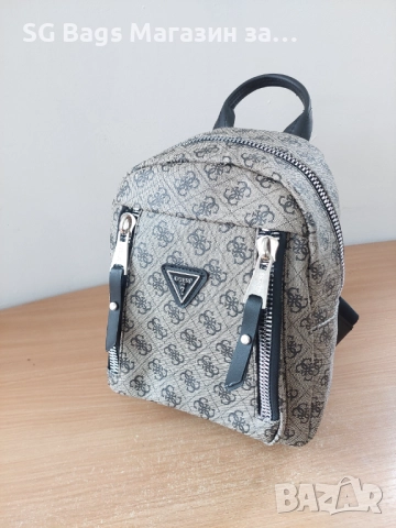 Дамска раница Guess дамска чанта тип раница раничка код 129, снимка 7 - Раници - 47415521