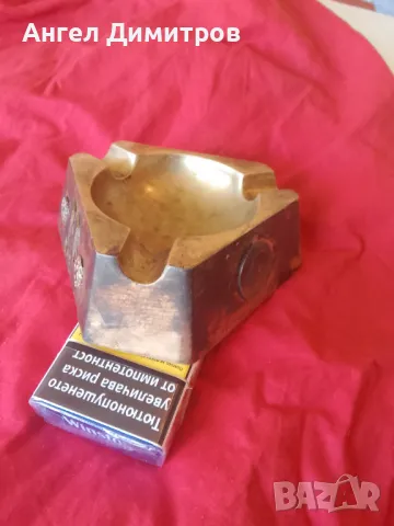 Трети райх страхотен месингов пепелник , снимка 10 - Колекции - 49813258