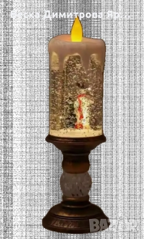 Коледна LED свещ, снимка 2 - Декорация за дома - 52556003