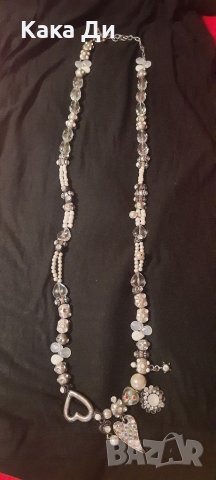 Дълъг гердан с висулки, снимка 3 - Колиета, медальони, синджири - 37899445