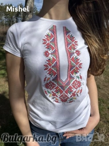 Бродирани тениски с шевици 