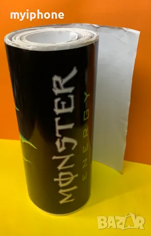 Голяма Лепенка Стикер на Monster Energy размер 38х171 см., снимка 4 - Други - 48313476