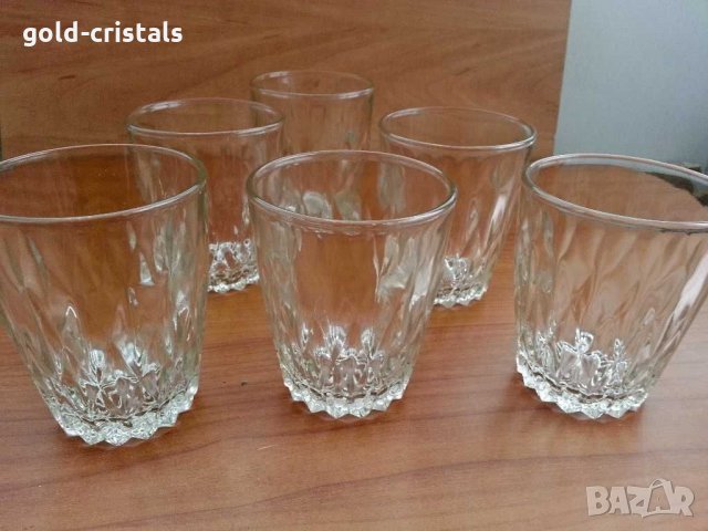 Стъклени чаши руски маркирани 
