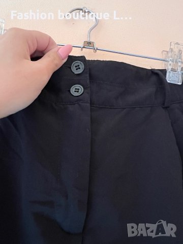 LINDEX Черни къси панталонки с джобове 40 размер 🖤, снимка 2 - Къси панталони и бермуди - 44197797