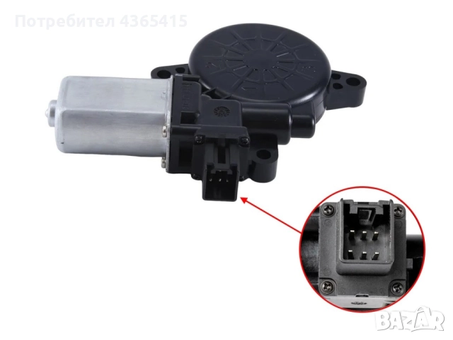 Електромотор за стъклоподемник за Mazda 3 BL (2009-2013) D6515858XB, снимка 6 - Части - 52290476