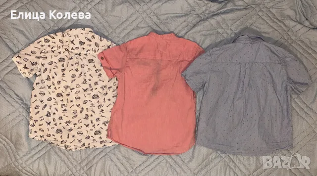 H&M, Waikiki и др.3 ризи с къс ръкав за момче 6 г, снимка 2 - Детски ризи - 56075355