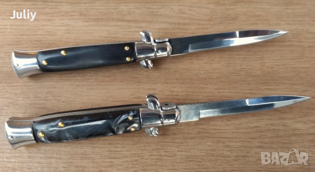 Автоматичен сгъваем  нож АКC Italy / Stiletto / - 22/33 сантиметра, снимка 10 - Ножове - 39794519
