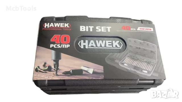 Комплект битове-накрайници HAWEK Hex, XZN и Torx – 40 броя, снимка 5 - Други инструменти - 47698433