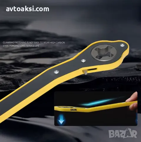 Kлюч/тресчотка ,удължение ръчка за ротация 360° за крик-03204, снимка 3 - Аксесоари и консумативи - 49387851