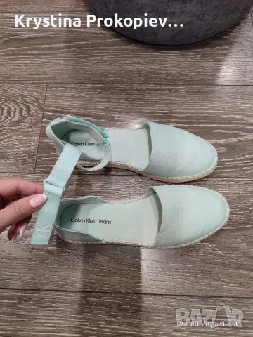 Еспадрили Calvin Klein , снимка 4 - Дамски ежедневни обувки - 55849389