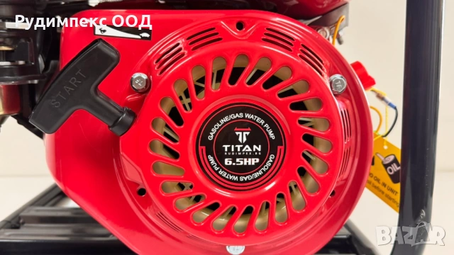 Водна помпа TITAN 2 цола, бензинова, за поливане и отводняване , дебит 30 m3/h , снимка 8 - Водни помпи - 53269825