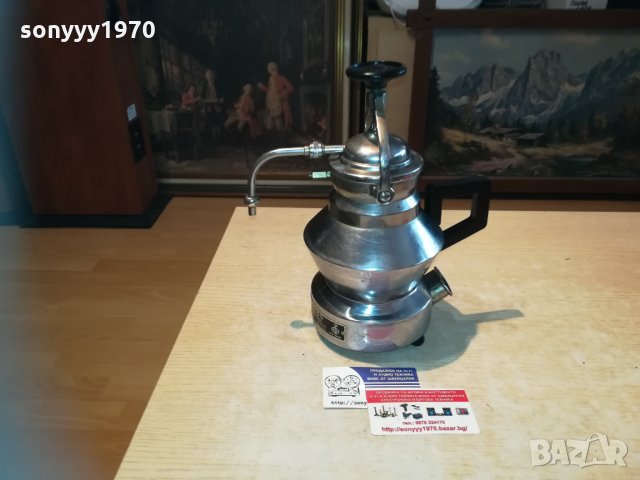 Vintage Art Deco Zappia Paradiso-Espresso Maker-внос швеицария, снимка 2 - Колекции - 30180685