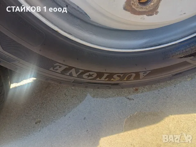 2 броя гуми с джанти 225/75/17.5, снимка 2 - Гуми и джанти - 55987248