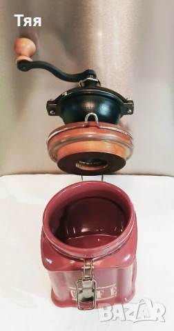 Порцеланова винтидж мелница за кафе , снимка 4 - Антикварни и старинни предмети - 53957319