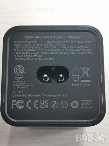 Ново 150W многофункционално USB зарядно 4-портово за лаптоп MacBook Pro, снимка 11 - Друга електроника - 42413918