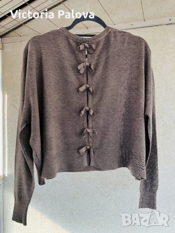 Интересен дизайн блуза кроп NAAMA PRINCESS 👸 , снимка 8 - Блузи с дълъг ръкав и пуловери - 31952160