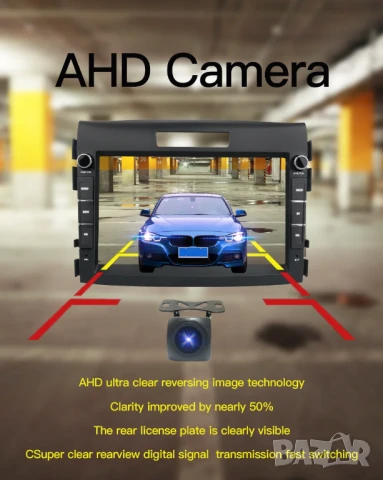 Honda CR-V 2012-2016 8” 2-DIN с Android 14, 4/64GB , снимка 12 - Аксесоари и консумативи - 50723680