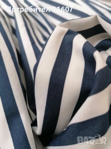 Елегантна раирана миди пола ZARA Woman, снимка 2 - Поли - 53925639