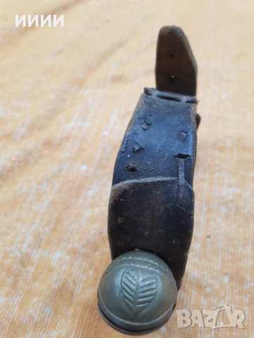 Бронзова хлопка звънец орехче , снимка 3 - Антикварни и старинни предмети - 53880463