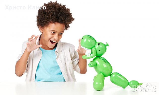 Интерактивен Динозавър Балон робот Дино над 70 Звуци Движения, снимка 6 - Други - 39379015