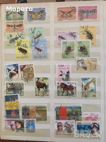 Лот стари марки,колекция от Куба-1969 до 1989г-266 броя, снимка 3 - Филателия - 48526264