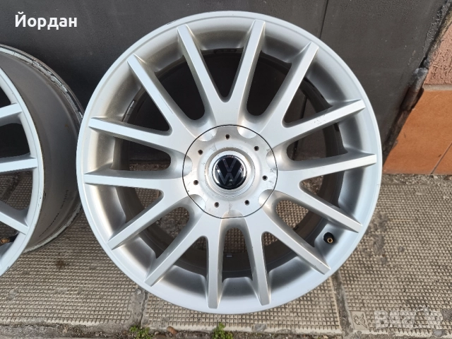 ОРИГИНАЛНИ алуминиеви джанти 17' 5x112 57,1 ФОЛКСВАГЕН GOLF 5 GT / VOLKSWAGEN TOURAN JETTA CADDY, снимка 10 - Гуми и джанти - 52817523