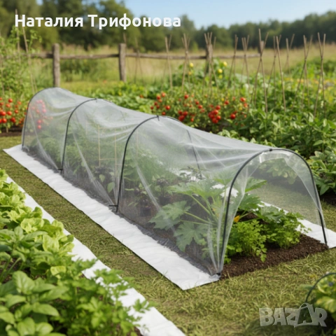 Мини оранжерия - сгъваема, практична и идеална за всеки градинар - 1,8 х 6м, снимка 2 - Оранжерии - 53927985