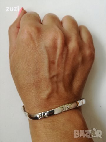 Сребърна гривна - сребро проба 925 , снимка 3 - Гривни - 38301407