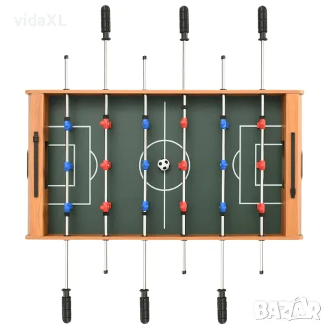 vidaXL Мини футболна маса, 69x37x62 см, клен, снимка 3 - Джаги - 56148392