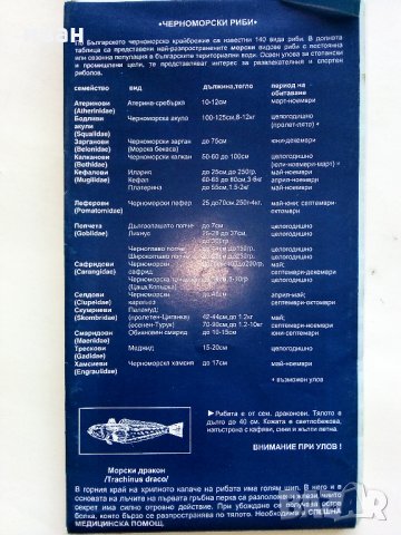 Карта "Рибите в България - къде,кога и как да ловим риба" - 2005 г., снимка 2 - Колекции - 35142262
