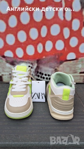 Английски детски кецове-Zara, снимка 7 - Детски обувки - 51496262
