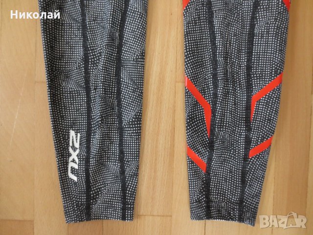 2XU Mid-Rise Print Compression Women's Tights UPF50+ sun protection, снимка 6 - Клинове - 33898551