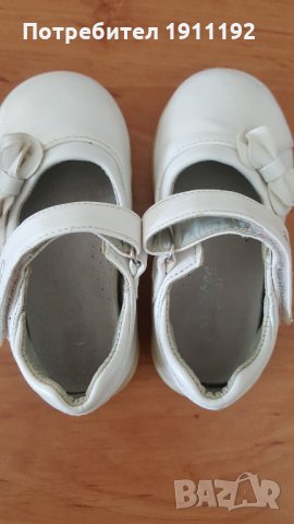 Детски бели обувки/ пантофки. Номер 25, снимка 3 - Детски обувки - 32037239