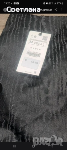 Къса пола Zara, M размер , снимка 3 - Поли - 52304583