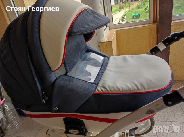 Използвана бебешка количка Adamex Marcello 3в1, снимка 4 - Детски колички - 54323037