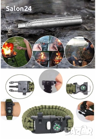 Комплект за оцеляване SRV-PRO-2 с 12 компонента и много функции, снимка 3 - Къмпинг мебели - 52221680