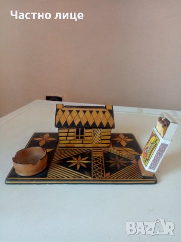 Дървен сувенир - поставка за цигари -5лева , снимка 3 - Колекции - 37587832