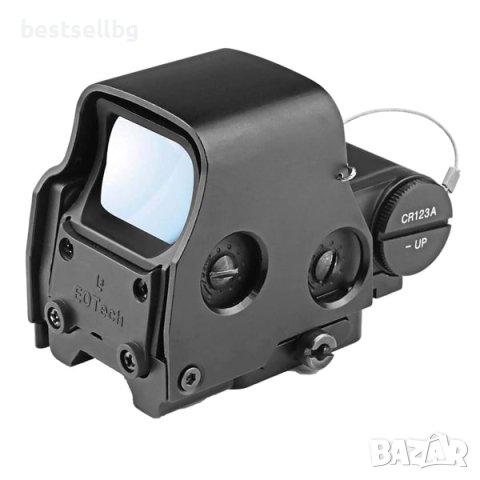 Компактен тактически мерник бързомер червена зелена точка пушка еърсофт, снимка 6 - Оборудване и аксесоари за оръжия - 42650062