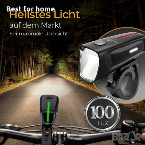 Комплект велосипедни светлини, снимка 2 - Аксесоари за велосипеди - 51324580