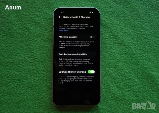 iphone 13 pink 128gb 85%, снимка 2 - Apple iPhone - 52772240