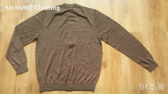 Dressmann Bomber Zip Merino Brown 50% размер XL жилетка 50% Мерино вълна - 1509, снимка 2 - Екипировка - 52507358