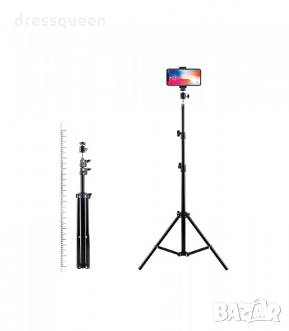 1500 Алуминиев статив за телефон и фотоапарат , снимка 12 - Чанти, стативи, аксесоари - 34236191