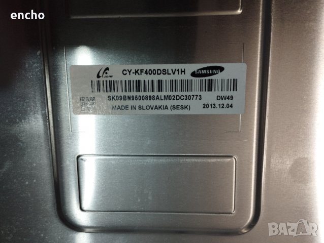 T-CONTROL BOARD BN41-01939C от Samsung UE40F8000SL, снимка 4 - Части и Платки - 38480588