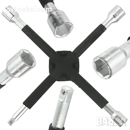 Ключове за джанти кръстачка 5 модела, снимка 6 - Аксесоари и консумативи - 52717358