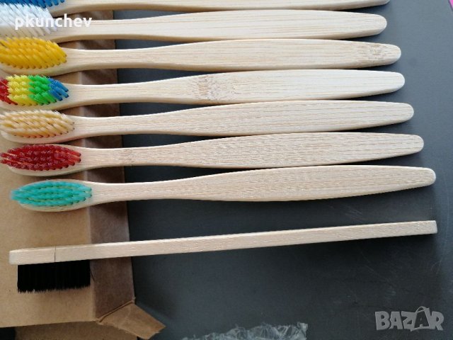 Четки за зъби с бамбукова дръжка. , снимка 3 - Други - 32080010