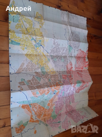 Стара карта,План указател София #4, снимка 3 - Други ценни предмети - 51954807